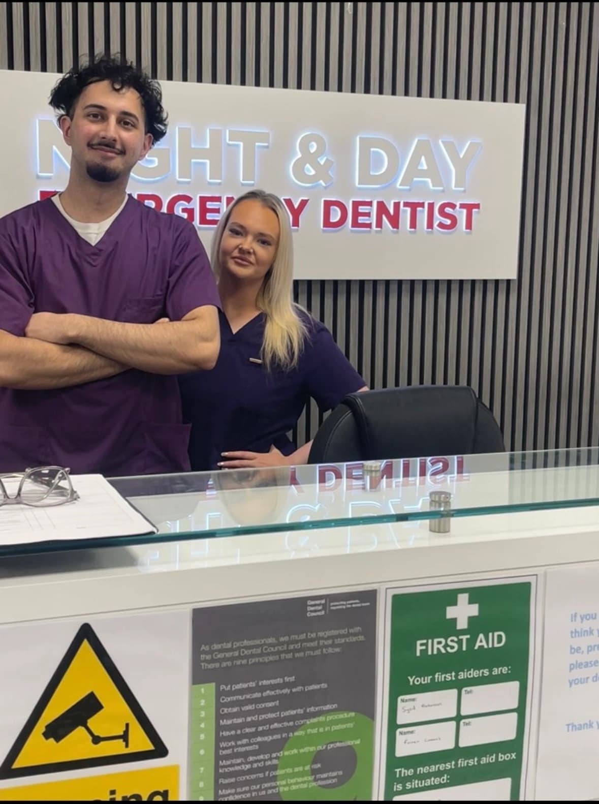 Patient at the Night & Day Bristol clinic