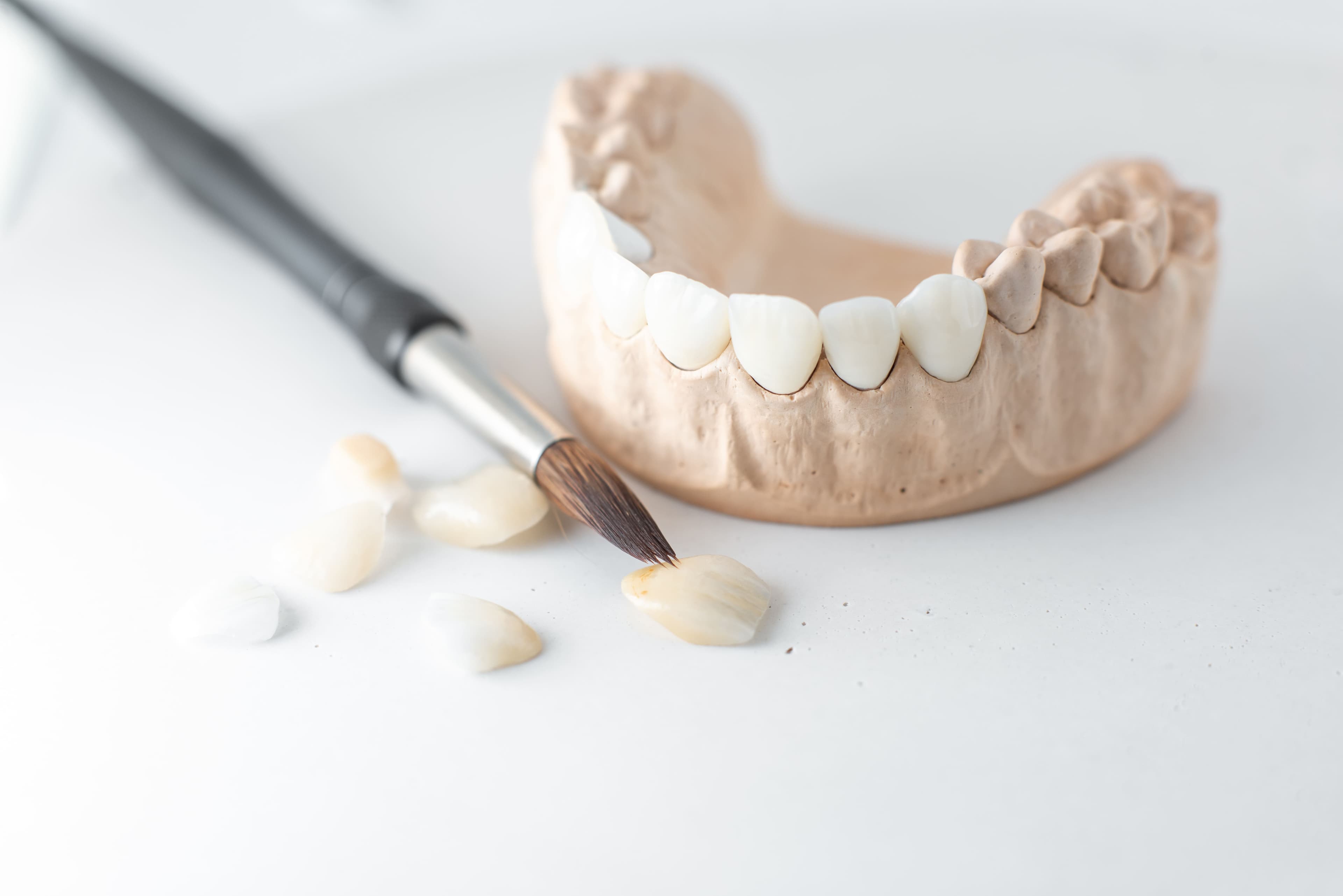 Patient smiling after dental care