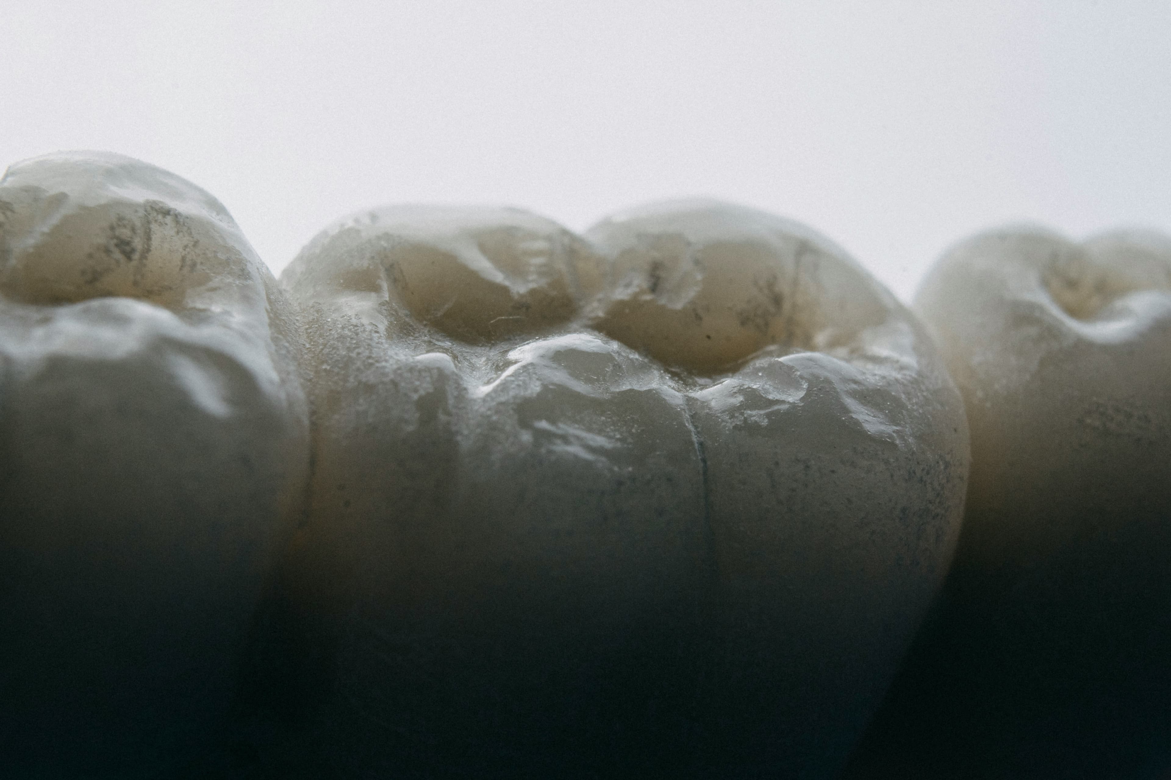 Dentist examining a patient for a dental infection